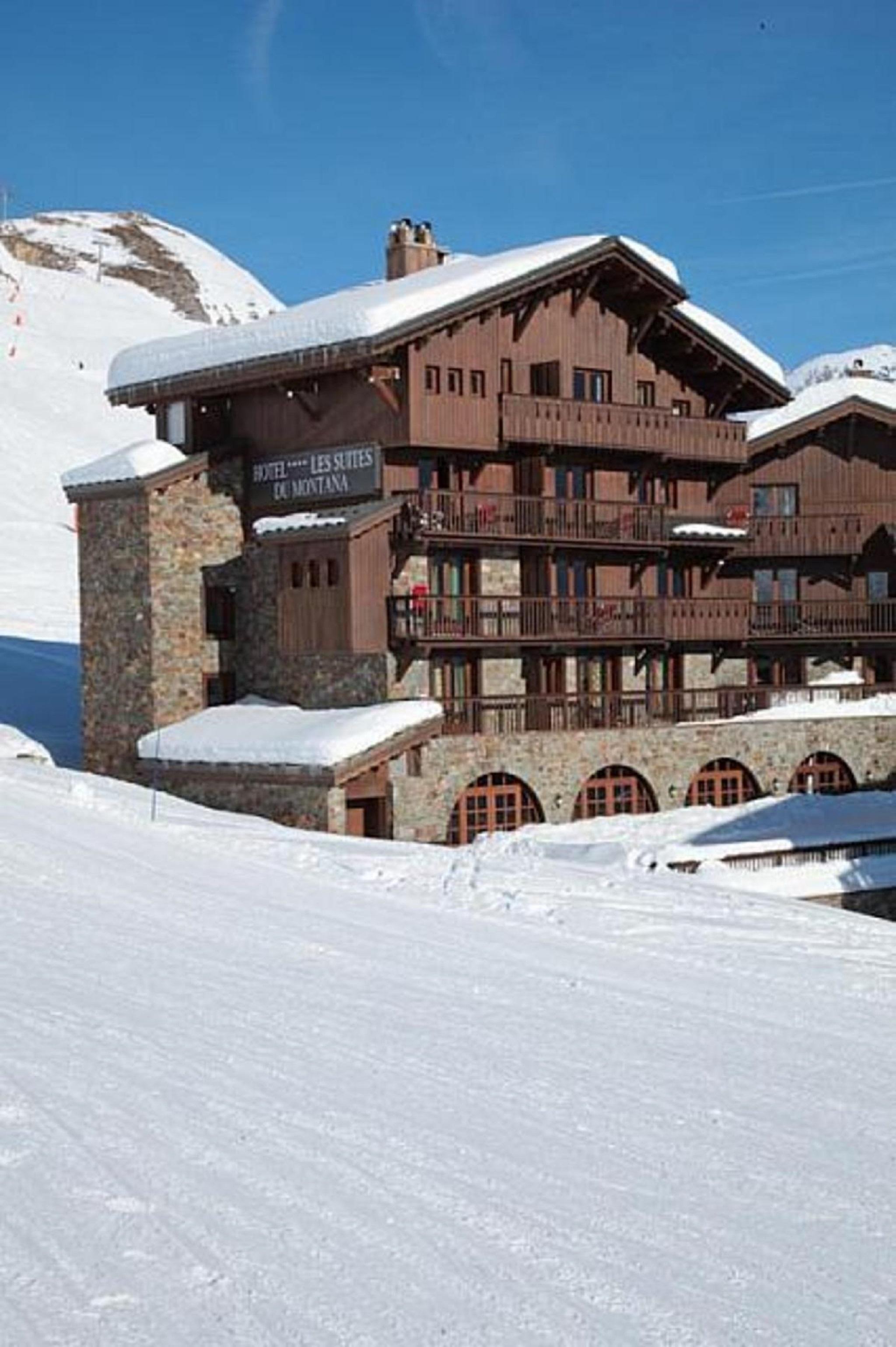 Hotel Les Suites Du Montana By Les Etincelles Тинь Экстерьер фото